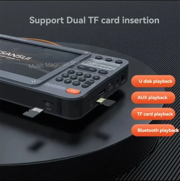 Sansui F51/F50 Portable Speaker with HD Screen - Image 5