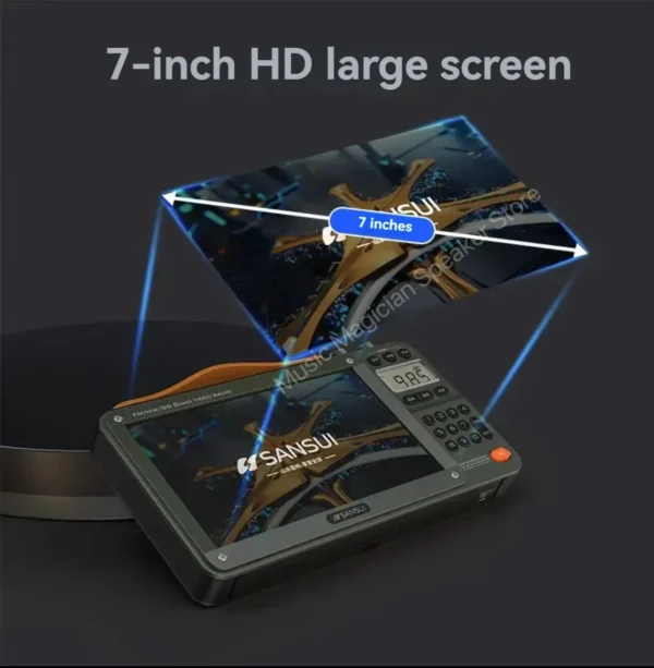 Sansui F51/F50 Portable Speaker with HD Screen - Image 6